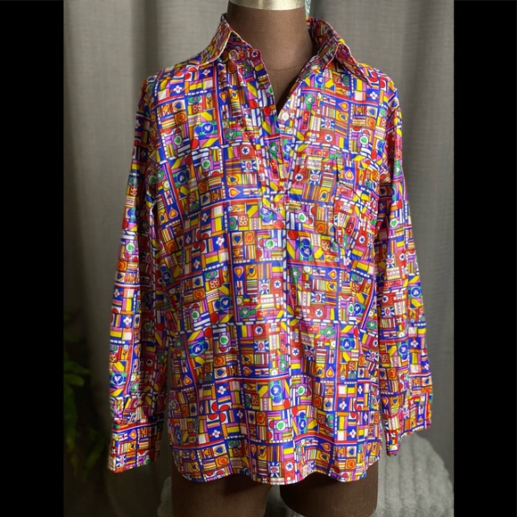 Vintage Obermeyer wind shirt size ladies M